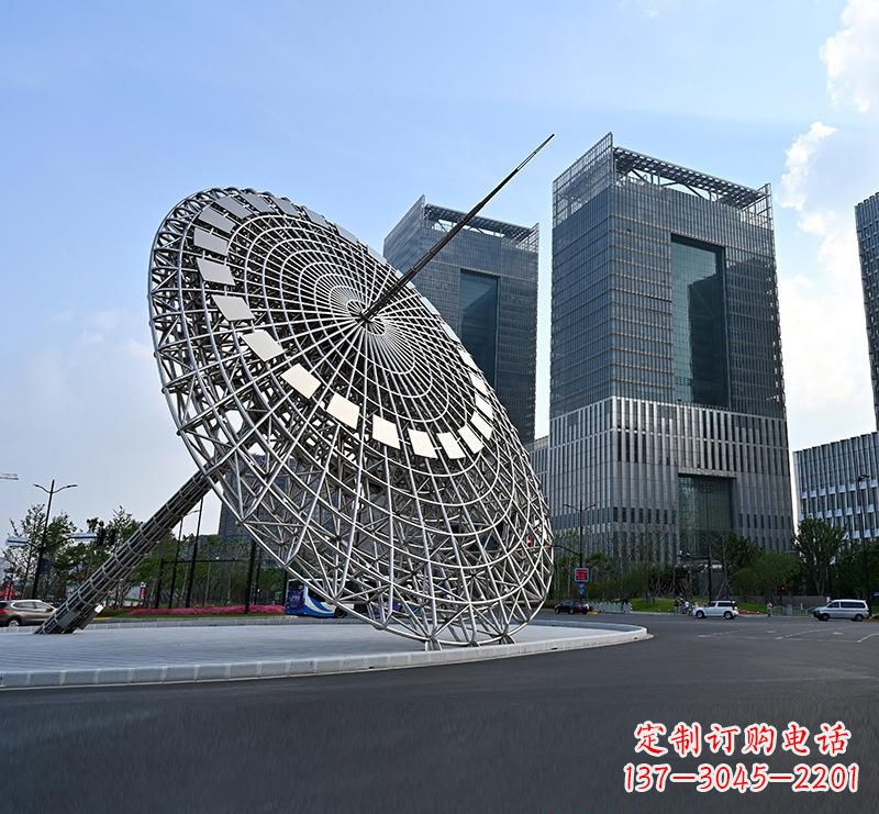 威海不锈钢城市璀璨的摩天轮雕塑