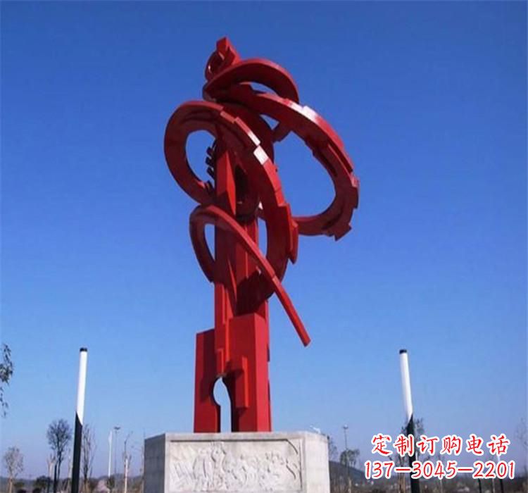 威海不锈钢齿轮雕塑把技术艺术完美结合