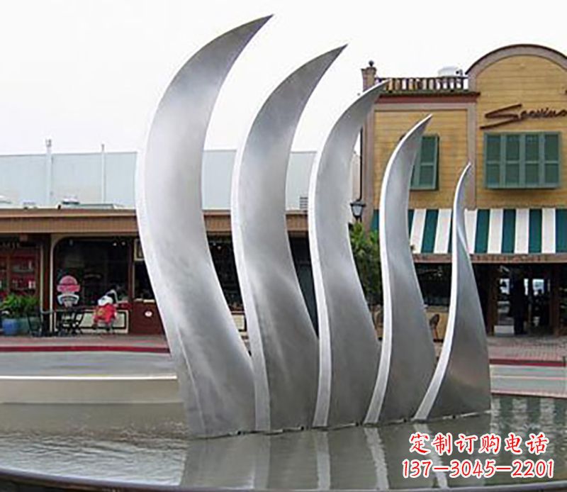 威海不锈钢翅膀雕塑给空中带来力量与美丽