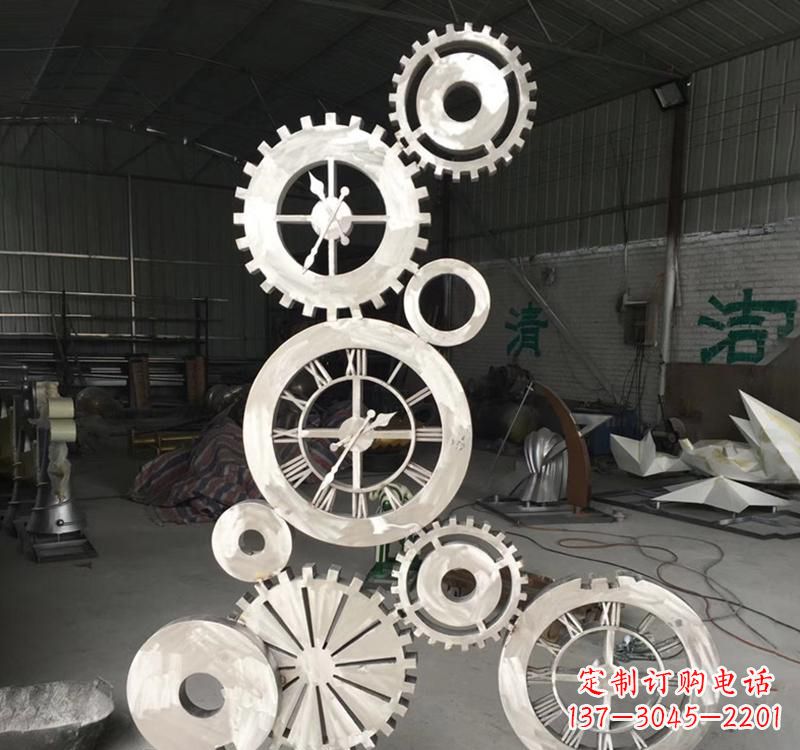 威海齿轮雕塑精致细腻的艺术品