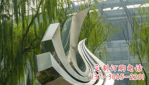 威海不锈钢鸽子雕塑