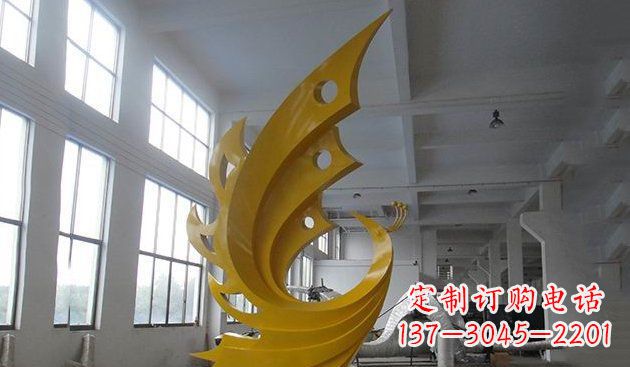 威海不锈钢凤凰雕塑——给生活添彩