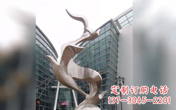 威海不锈钢鸽子雕塑