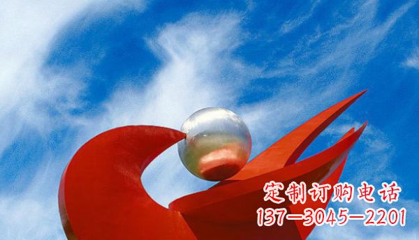 威海不锈钢制作的鸽子雕塑