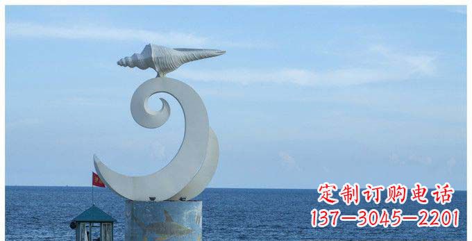 威海海螺雕塑不锈钢的精美艺术