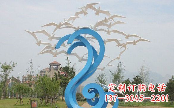 威海不锈钢海鸥雕塑