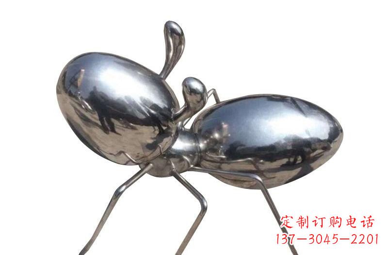 威海不锈钢抽象蚂蚁雕塑