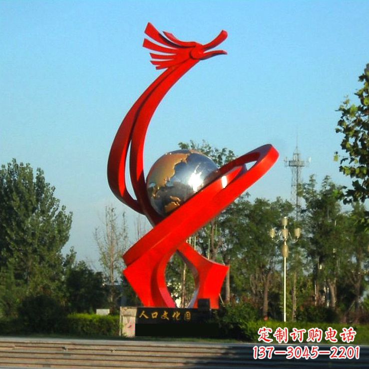 威海不锈钢创意龙形景观雕塑——点缀城市园林公园广场