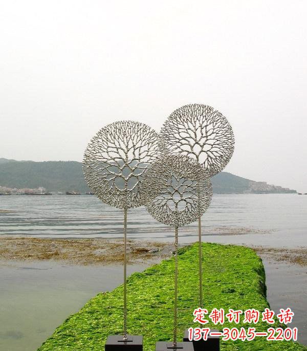 威海不锈钢蒲公英雕塑抽象美的象征