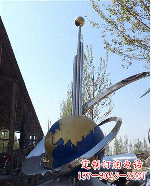 威海精致的不锈钢地球雕塑