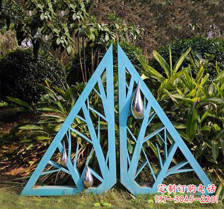 威海不锈钢树枝雕塑