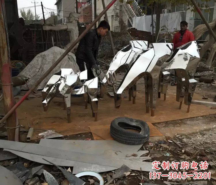 威海不锈钢动物雕塑精美外形,经久耐用