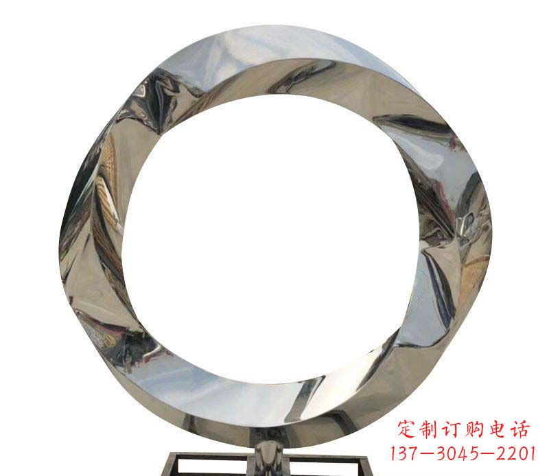 威海不锈钢圆环雕塑——精美而优雅