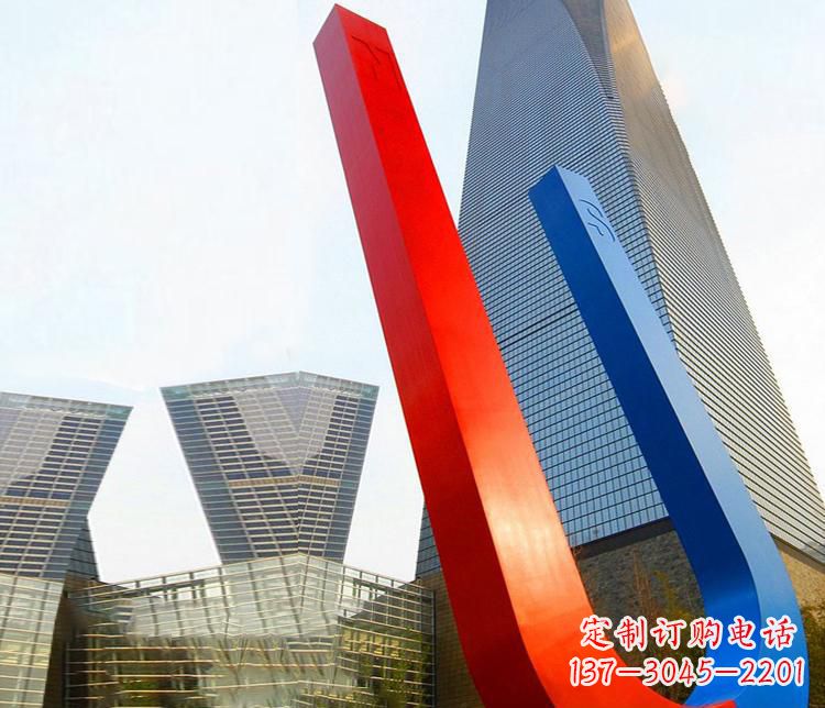 威海不锈钢磁铁景观雕塑