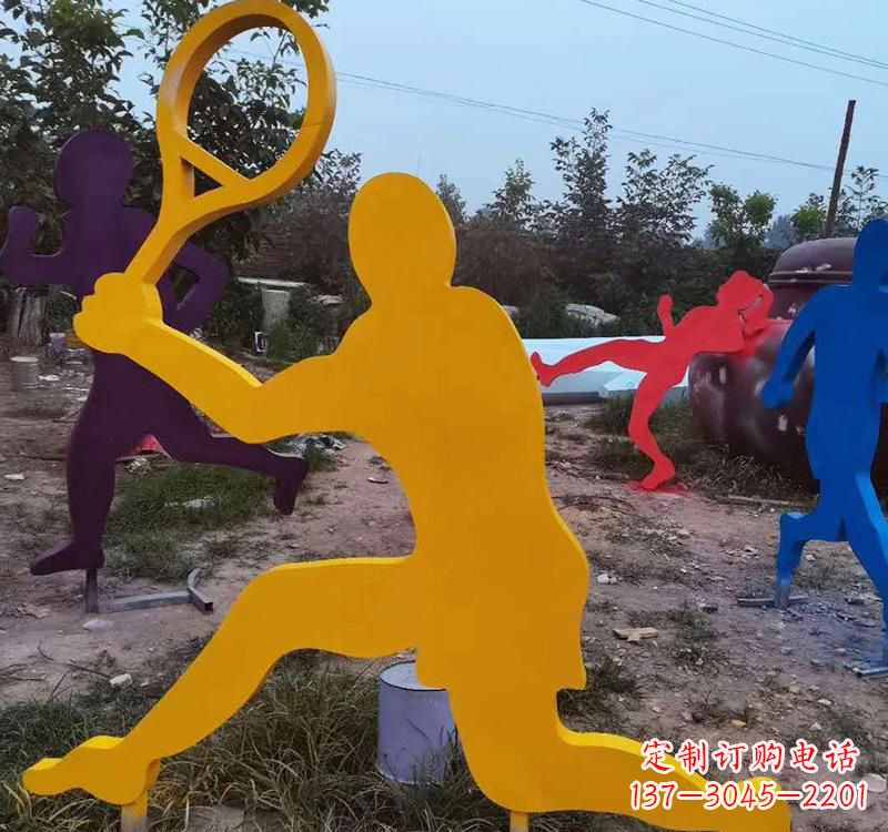 威海不锈钢羽毛球雕塑精致、经典、美观