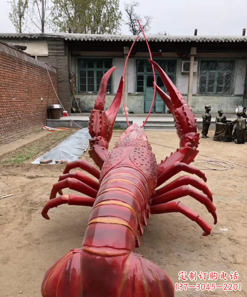 威海不锈钢大龙虾雕塑雕塑之美