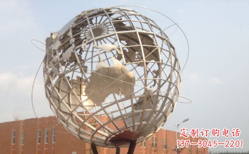 威海不锈钢地球雕塑——一件集美丽与坚固于一身的艺术品