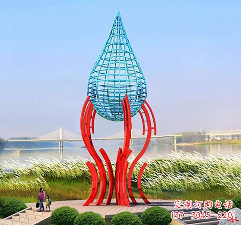 威海不锈钢灯泡雕塑灯光点亮美好生活