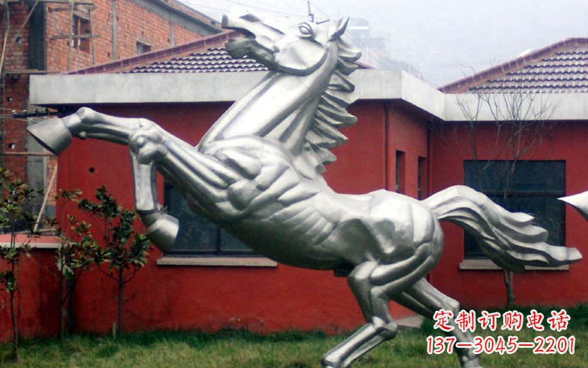 威海不锈钢奔马雕塑令人叹为观止的艺术杰作