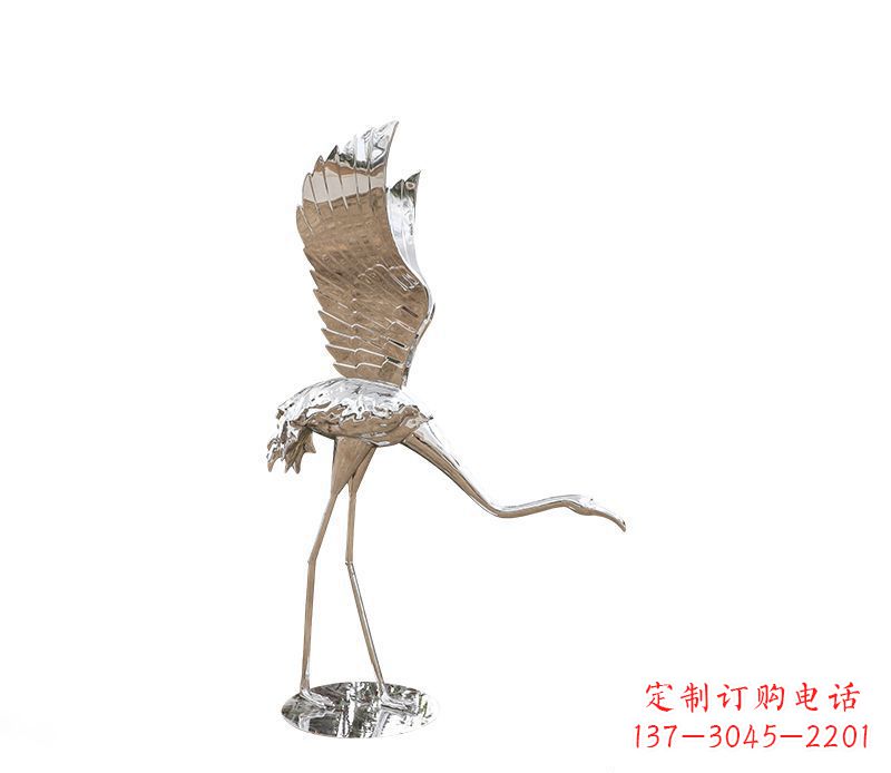 威海不锈钢动物火烈鸟雕塑112