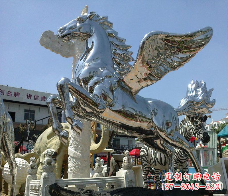 威海不锈钢飞马雕塑——一座令人惊叹的艺术品