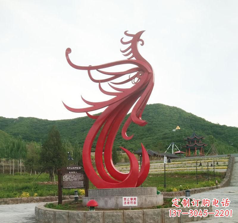 威海不锈钢凤凰展现古老文明的传承