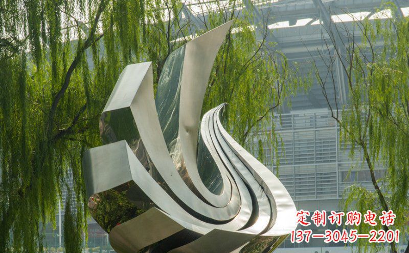 威海不锈钢鸽子雕塑