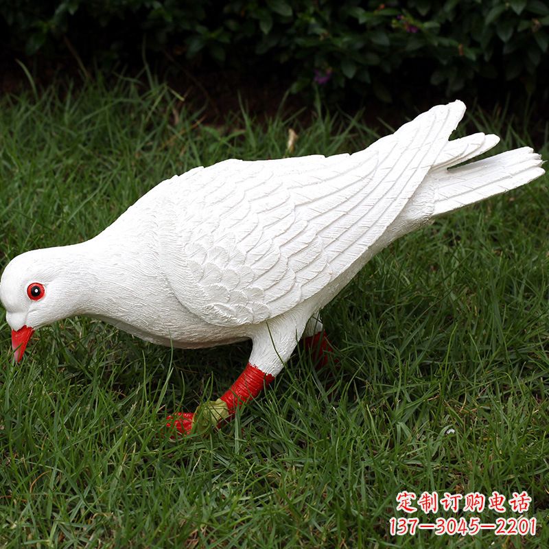 威海精致的不锈钢鸽子雕塑
