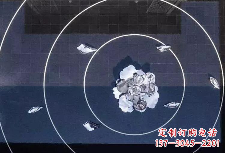 威海不锈钢莲花雕塑——给公园增添一抹绚丽