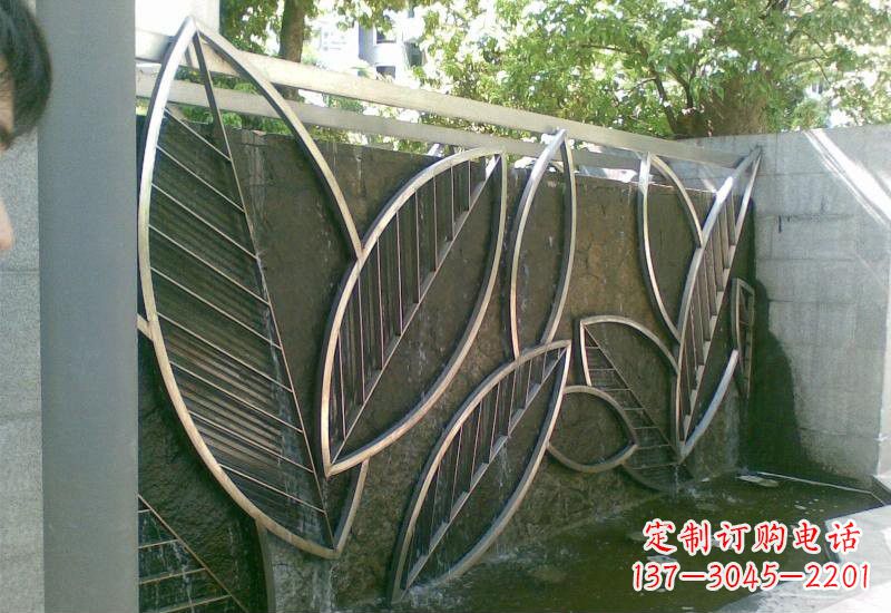 威海不锈钢树叶雕塑——艺术与科技的完美结合