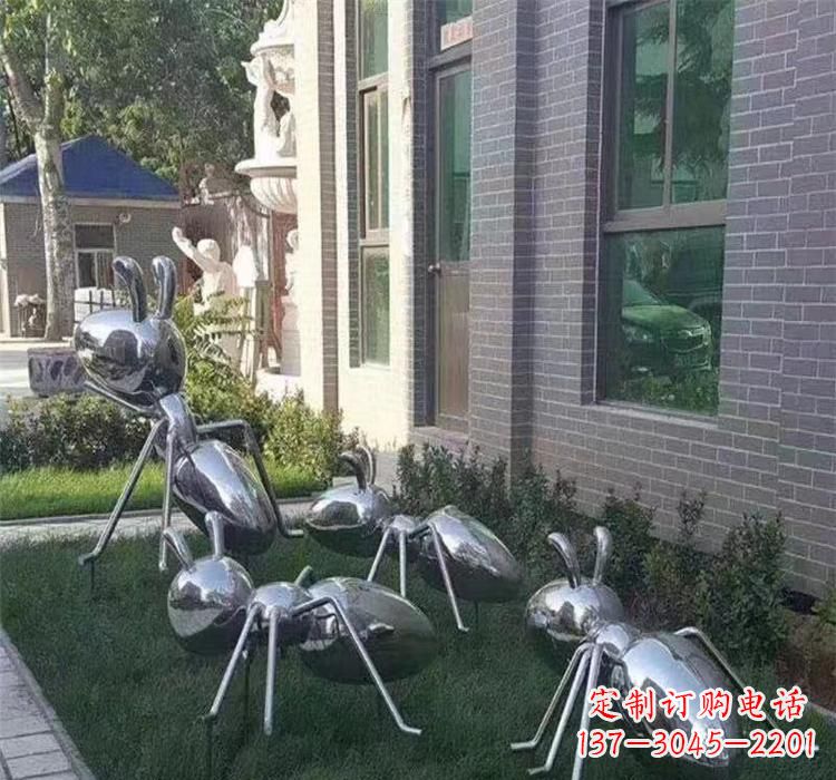 威海不锈钢蚂蚁雕塑—精致细腻的艺术品