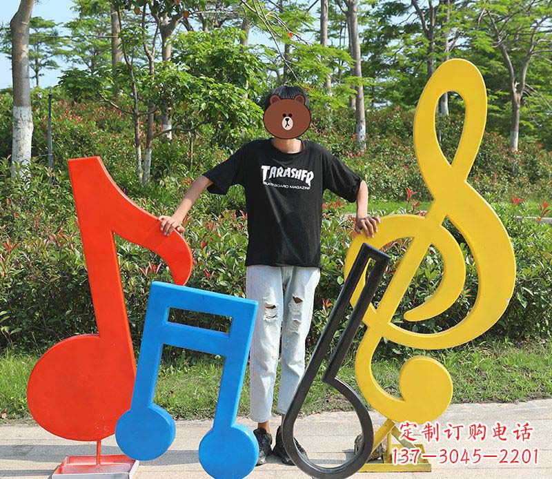 威海不锈钢公园音符雕塑——精美绝伦