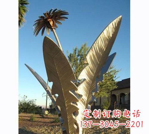 威海不锈钢蒲公英雕塑——点缀公园美景