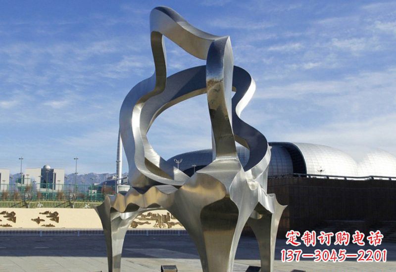 威海不锈钢钢琴雕塑传递音乐之美