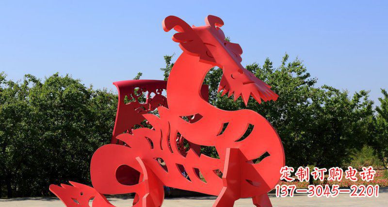 威海不锈钢貔貅雕塑为广场增添美感