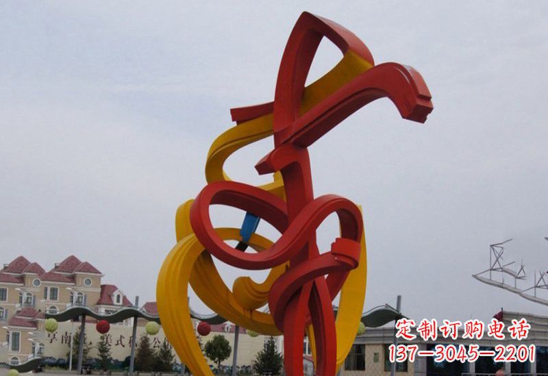 威海不锈钢音符雕塑美妙的视觉音乐