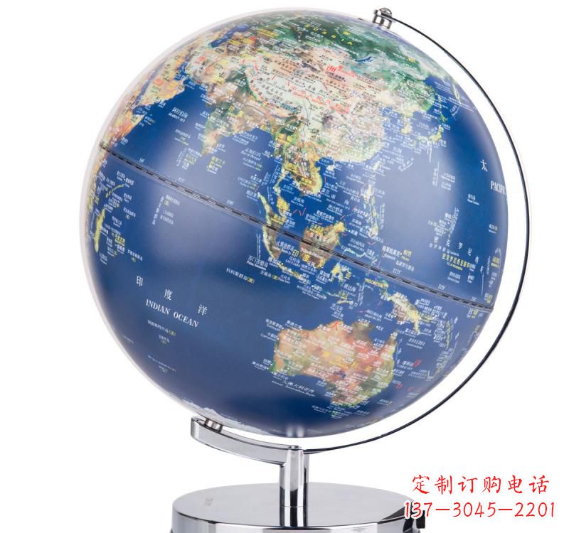 威海不锈钢地球仪雕塑精美的艺术品