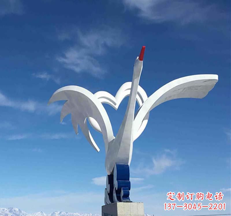威海仙鹤雕塑传承中国传统文化