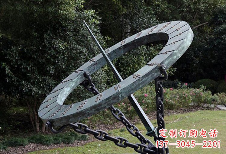 威海不锈钢日晷雕塑精致的艺术符号