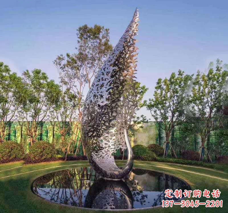 威海不锈钢凤凰雕塑精美绝伦