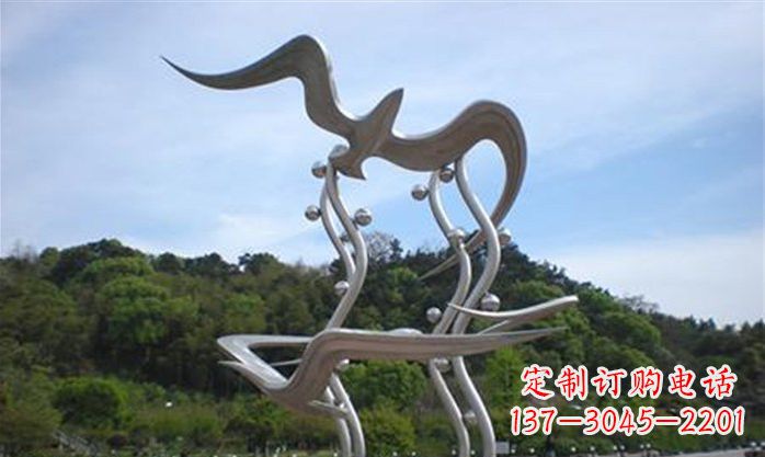 威海海鸥雕塑传递自然之美