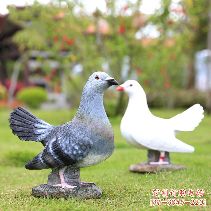 威海和平鸽雕塑——象征着永恒的和平