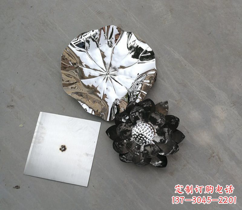 威海不锈钢荷叶雕塑传承传统文化