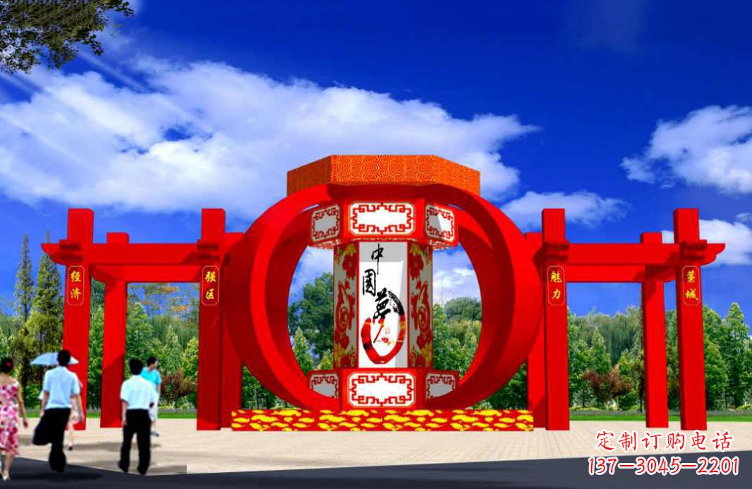 威海灯笼点亮城市景观
