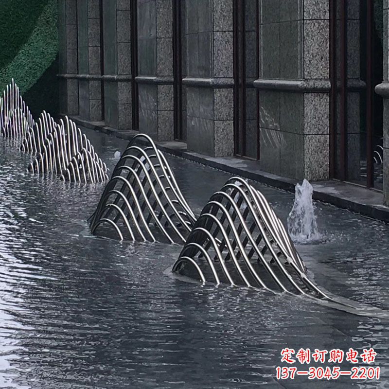 威海不锈钢假山雕塑精美外形,百变造型