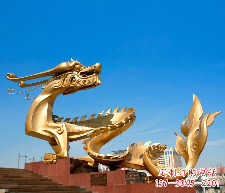 威海不锈钢金龙——雕塑之美
