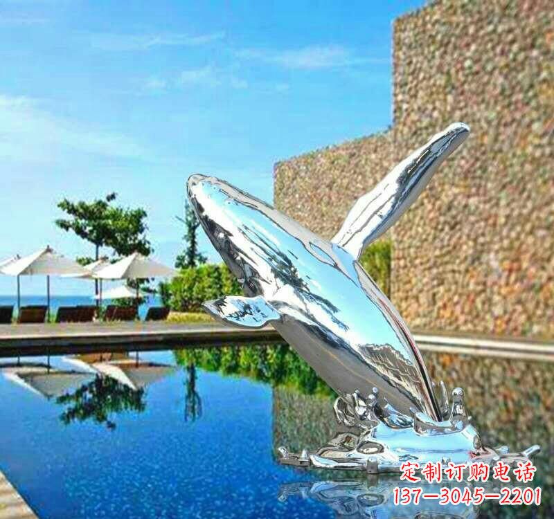 威海不锈钢鲸鱼雕塑艺术之美