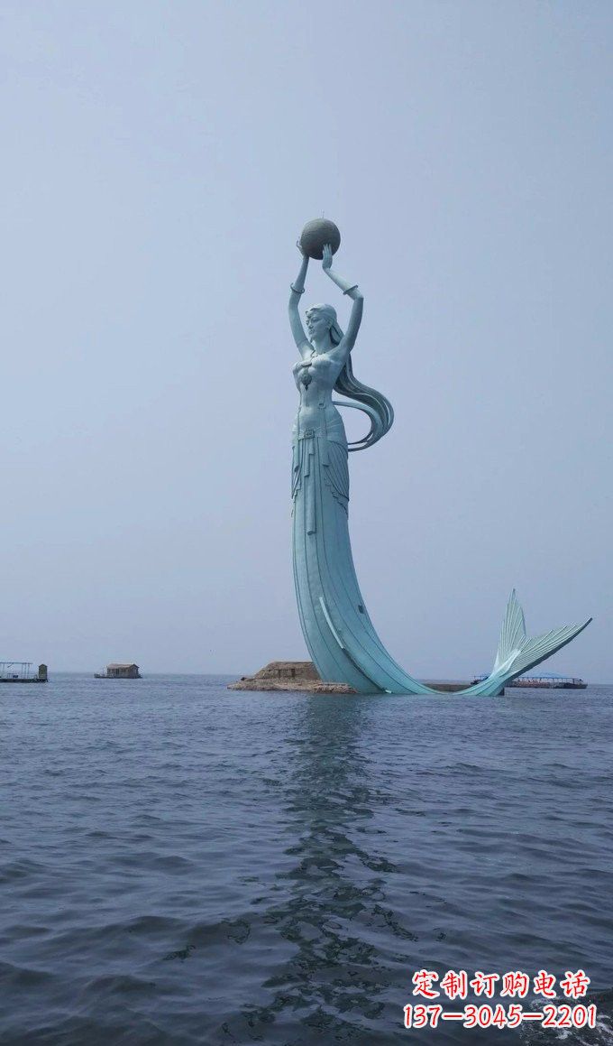 威海不锈钢景区大型美人鱼雕塑