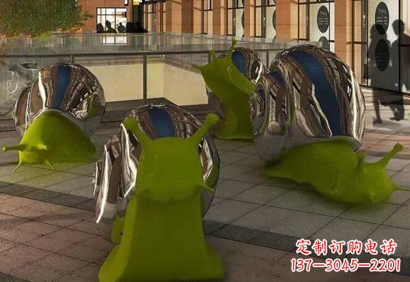 威海不锈钢蜗牛雕塑融合现代技术与传统艺术