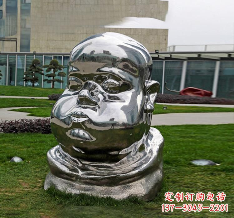 威海精美不锈钢儿童雕塑